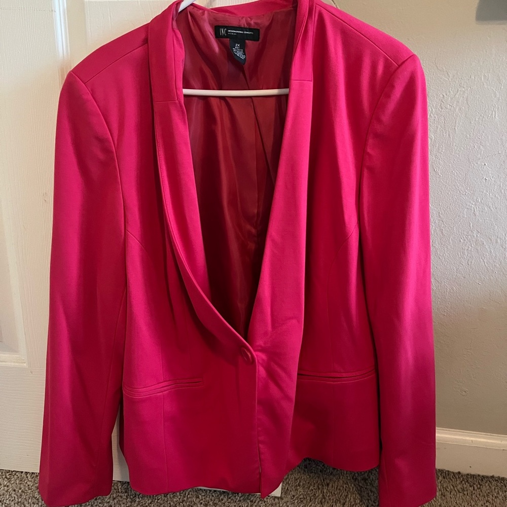 Pink blazer